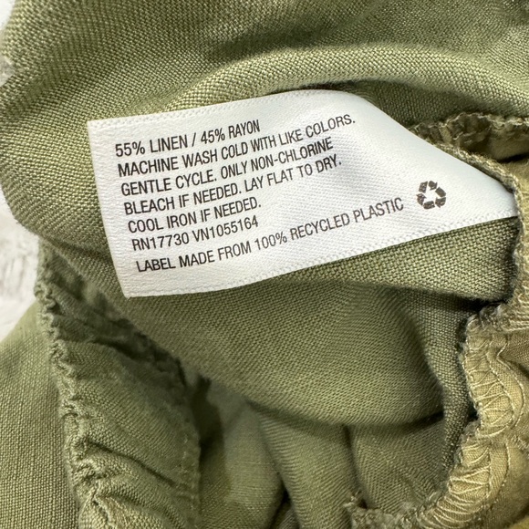 Women’s a new day linen crop pants size xs - Picture 4 of 4